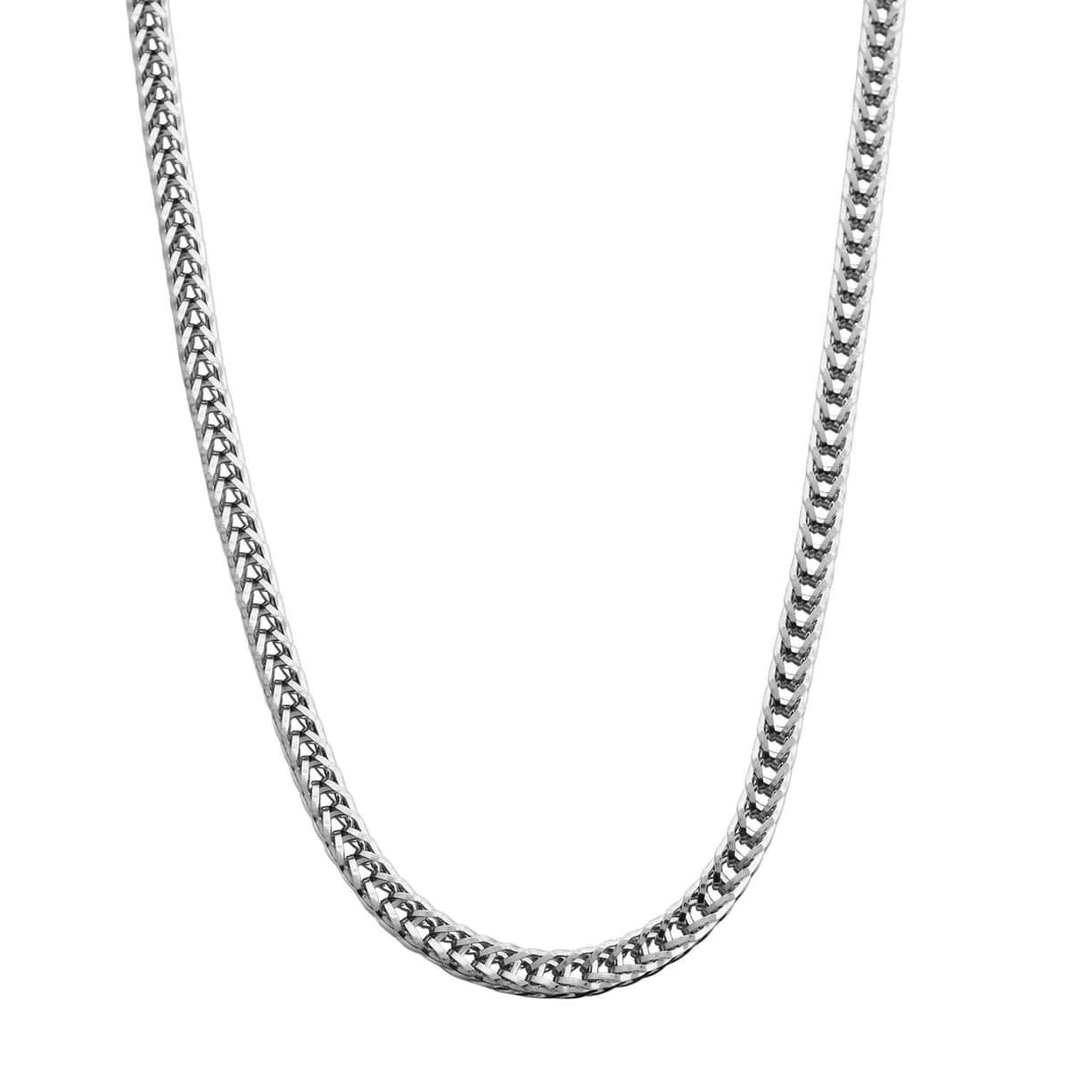 Foxtail Chain Bracelet (7.50In) and Necklace 20 Inches in Stainless Steel image number 2