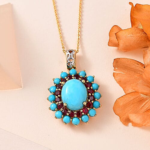 Sleeping Beauty Turquoise & Anthill Garnet - Product card gallery slide 2 (10176585105721)