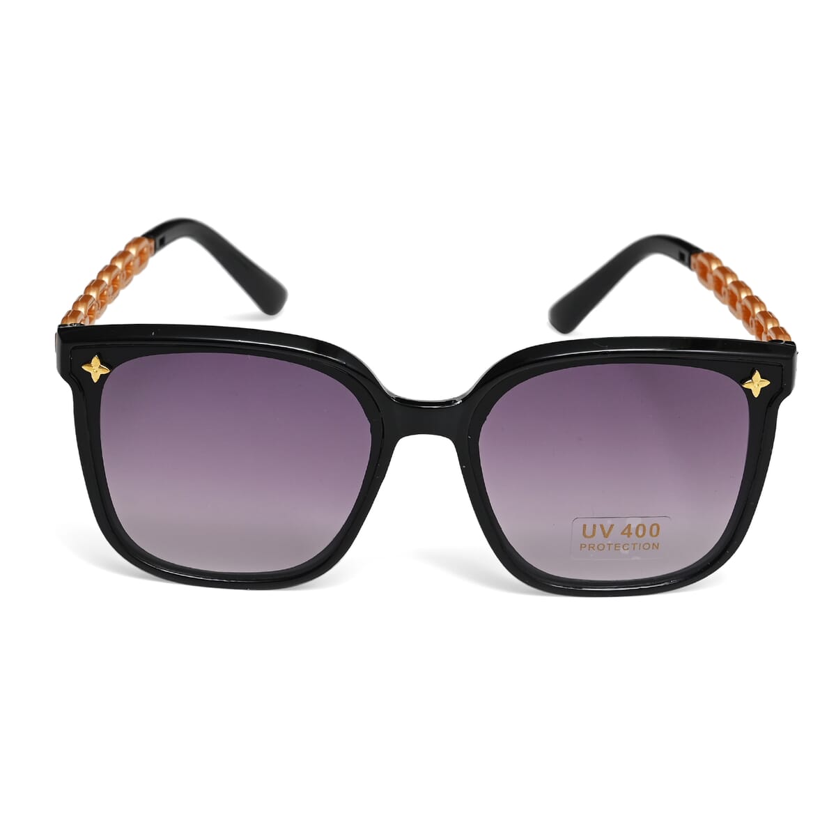 Set of 2 Multi Color UV400 Polarized Sunglasses and Rhinestone Sparkle Cap image number 5