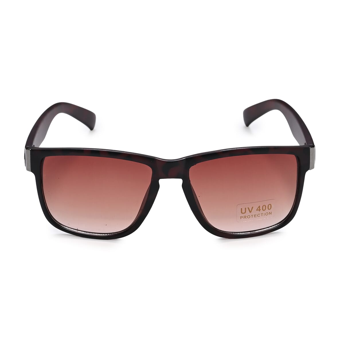 Set of 2 Brown Leopard Print UV400 Polarized Sunglasses and Rhinestone Sparkle Cap image number 5