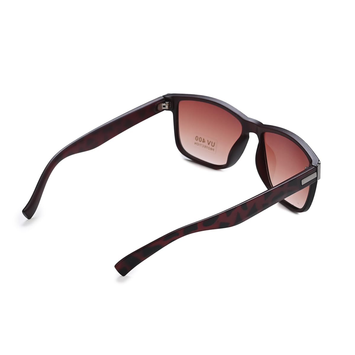 Set of 2 Brown Leopard Print UV400 Polarized Sunglasses and Rhinestone Sparkle Cap image number 7