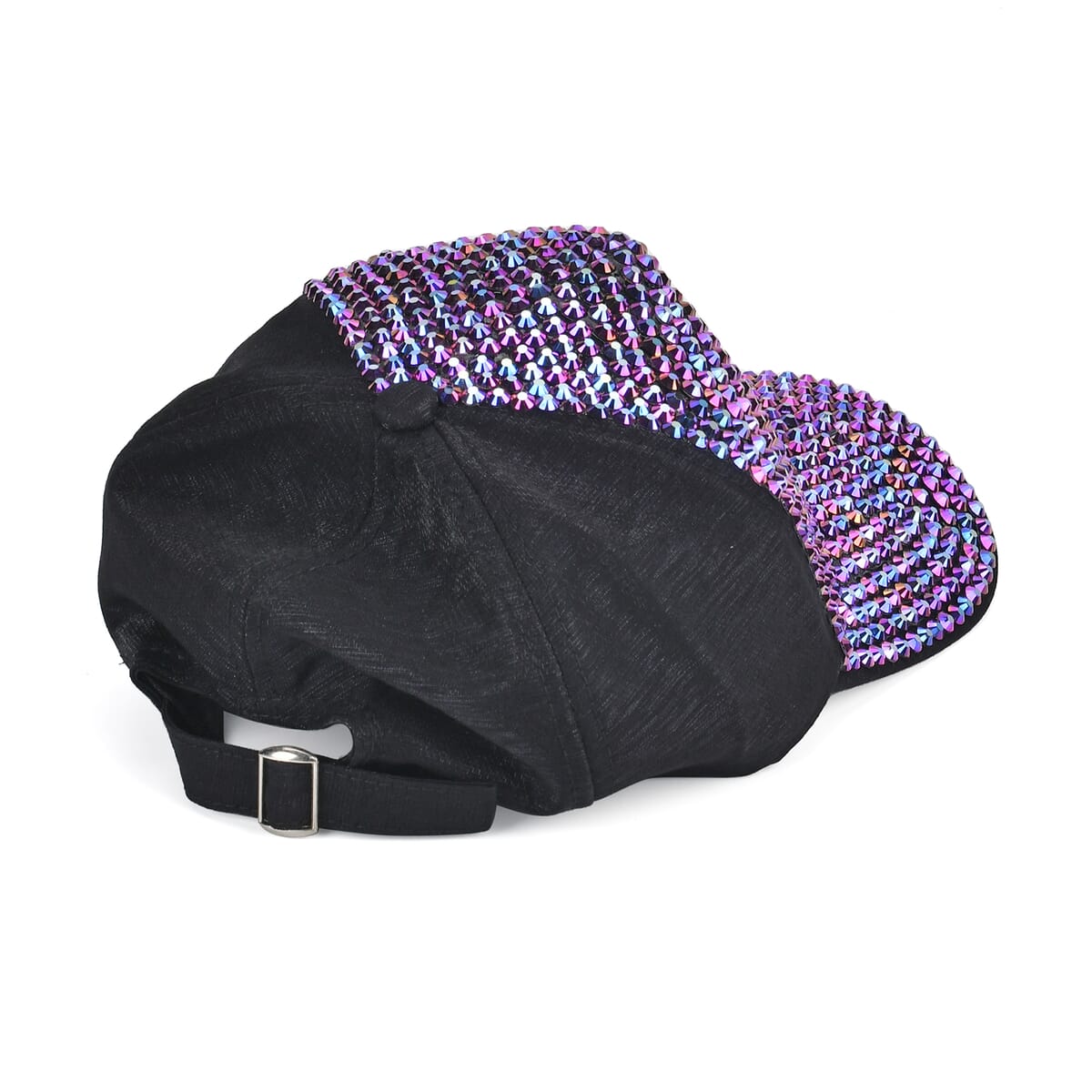 Set of 2 Gray Zebra Print UV400 Polarized Sunglasses and Rhinestone Sparkle Cap image number 2