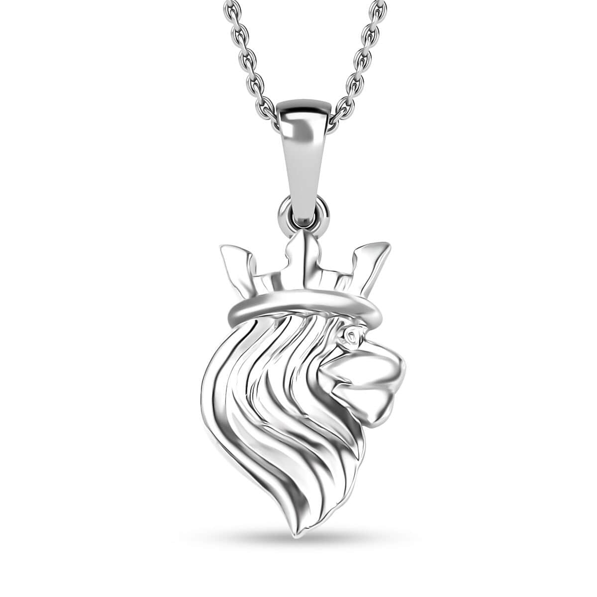 Pendant Necklace (20 Inches) in Platinum Over Sterling Silver (5.10 g) image number 0