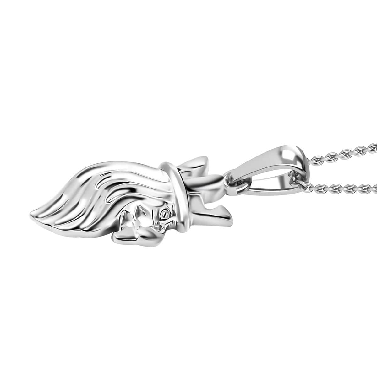 Pendant Necklace (20 Inches) in Platinum Over Sterling Silver (5.10 g) image number 3