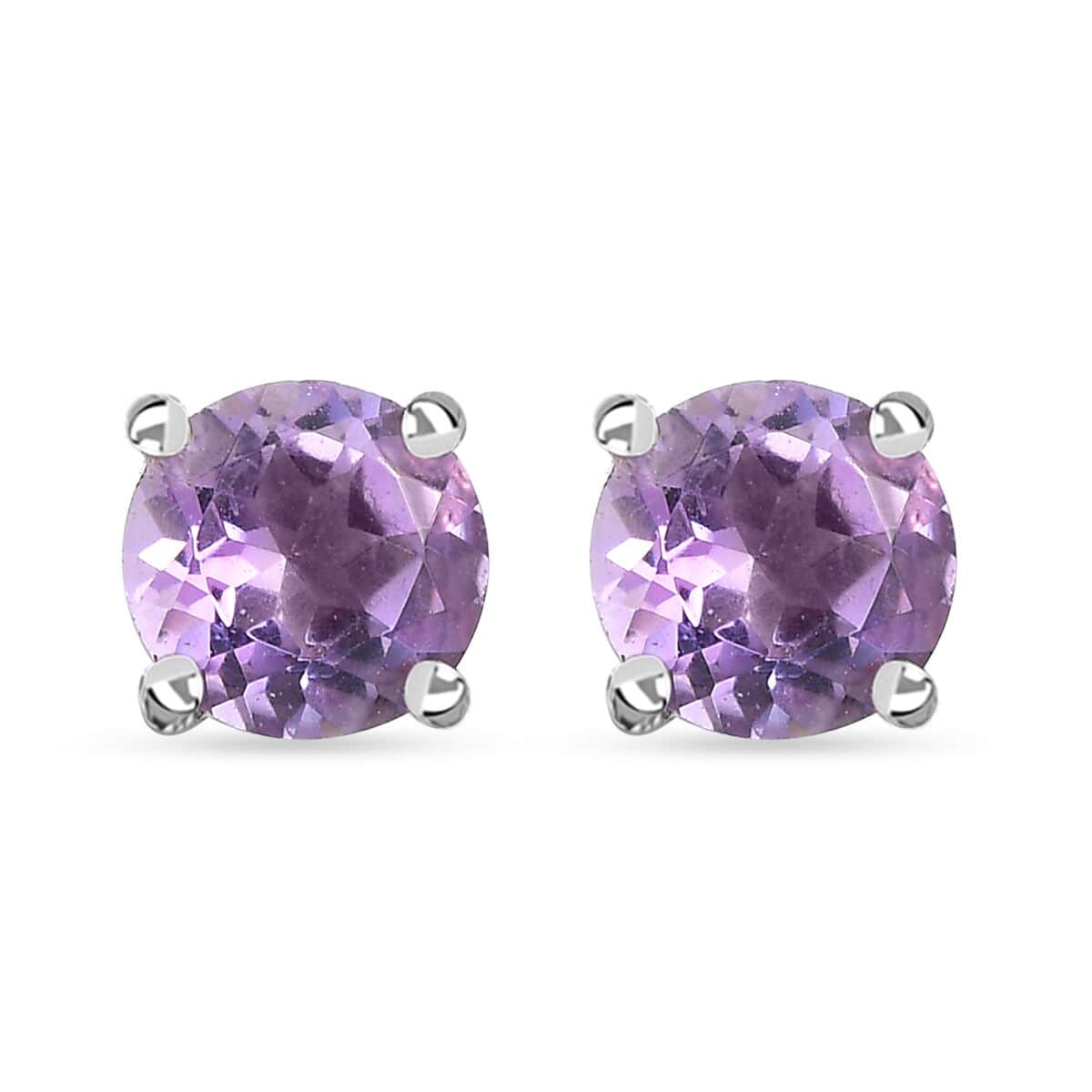 Rose De France Amethyst Bolo Bracelet and Earrings in Stainless Steel 3.75 ctw image number 6