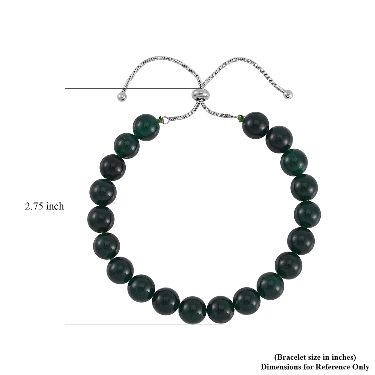 Green Agate Bolo Bracelet and Earrings in Stainless Steel 90.90 ctw image number 4