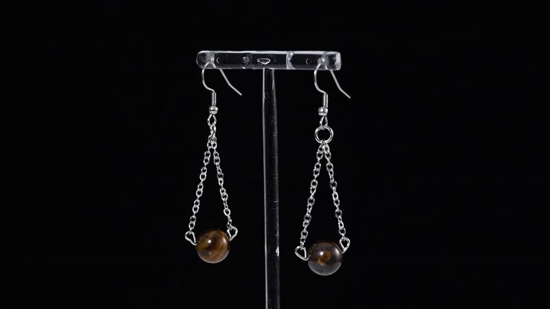Yellow Tiger's Eye Bolo Bracelet and Earrings in Stainless Steel 89.30 ctw