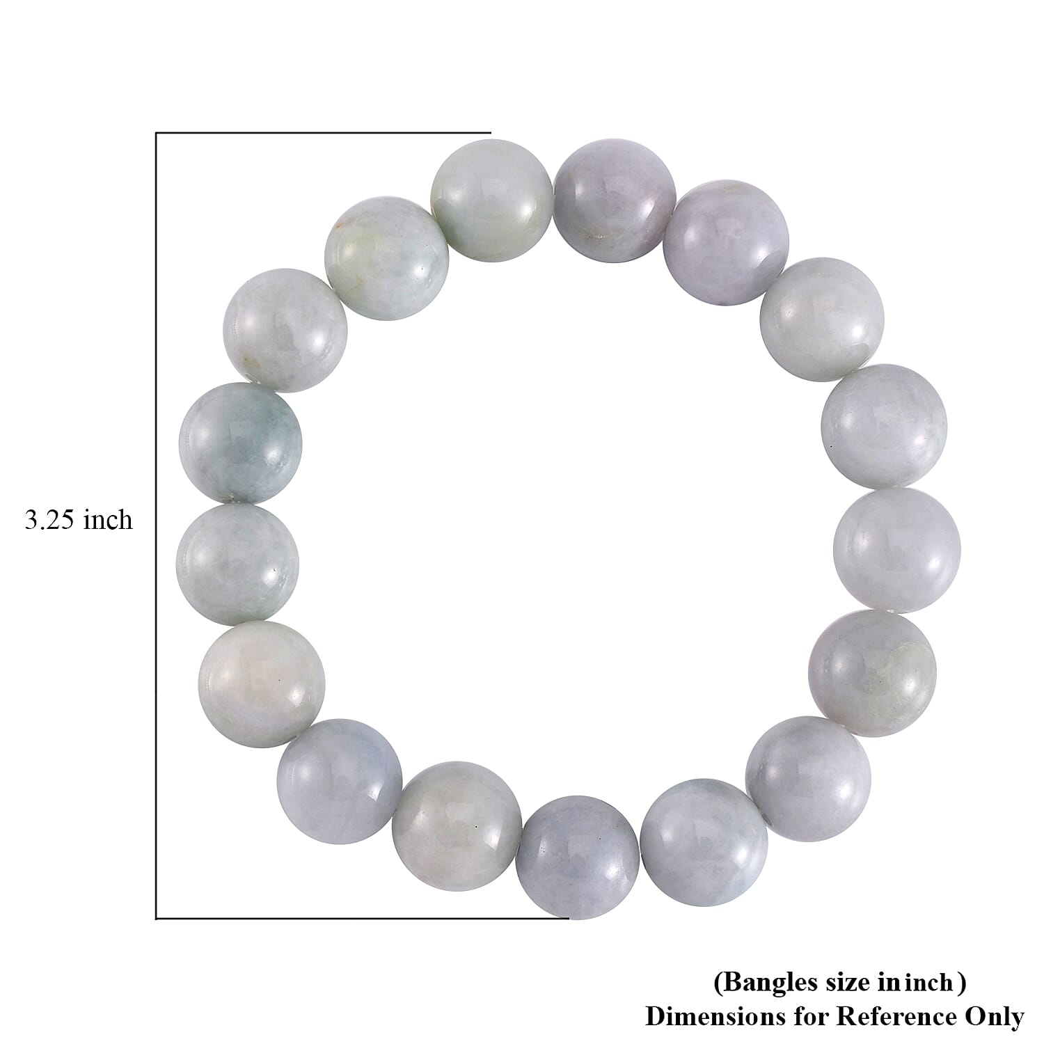 Natural Jade Round Beaded Stretch Bracelet and Lever Back Earrings in Rhodium Over Sterling Silver 195.00 ctw