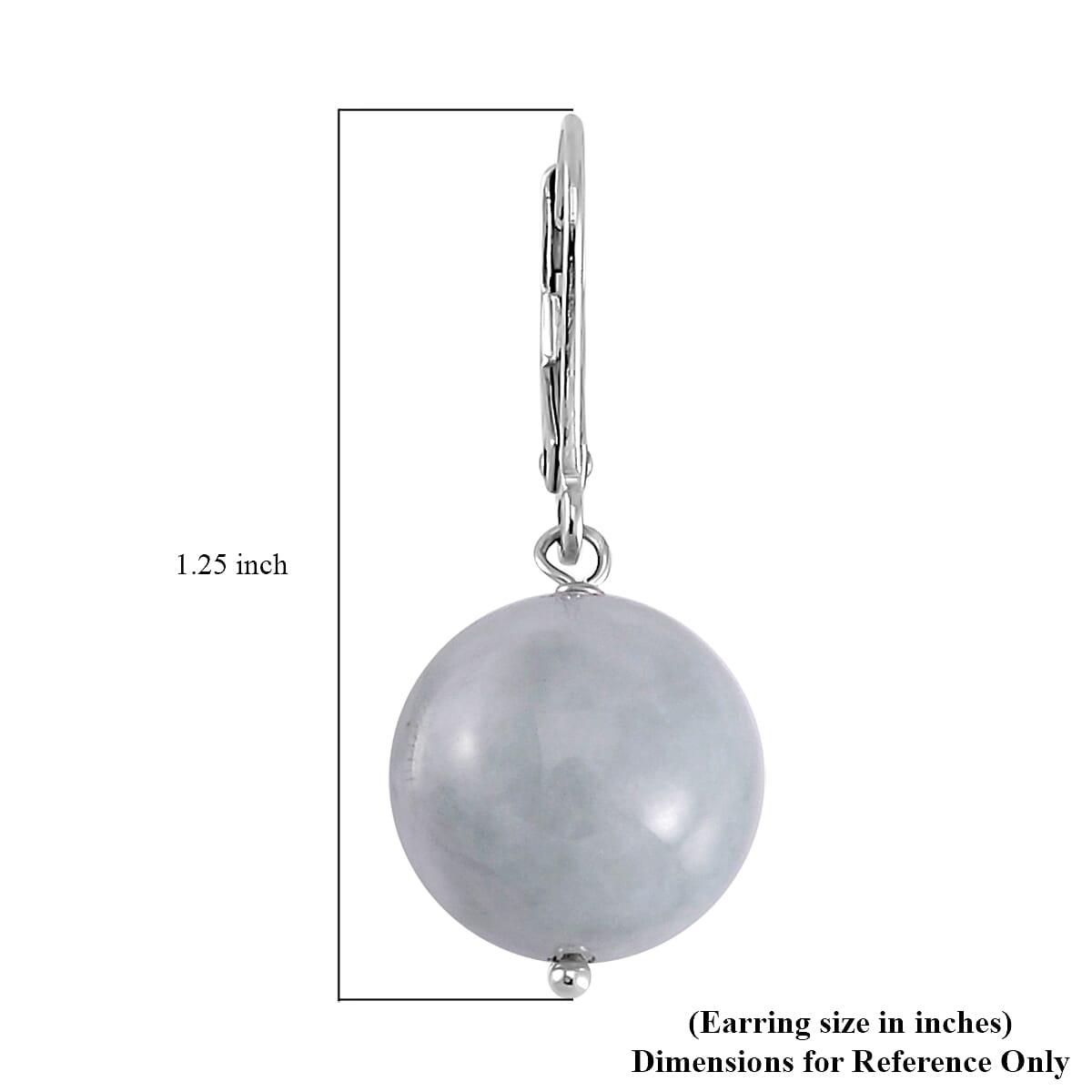 Natural Jade Round Beaded Stretch Bracelet and Lever Back Earrings in Rhodium Over Sterling Silver 195.00 ctw
