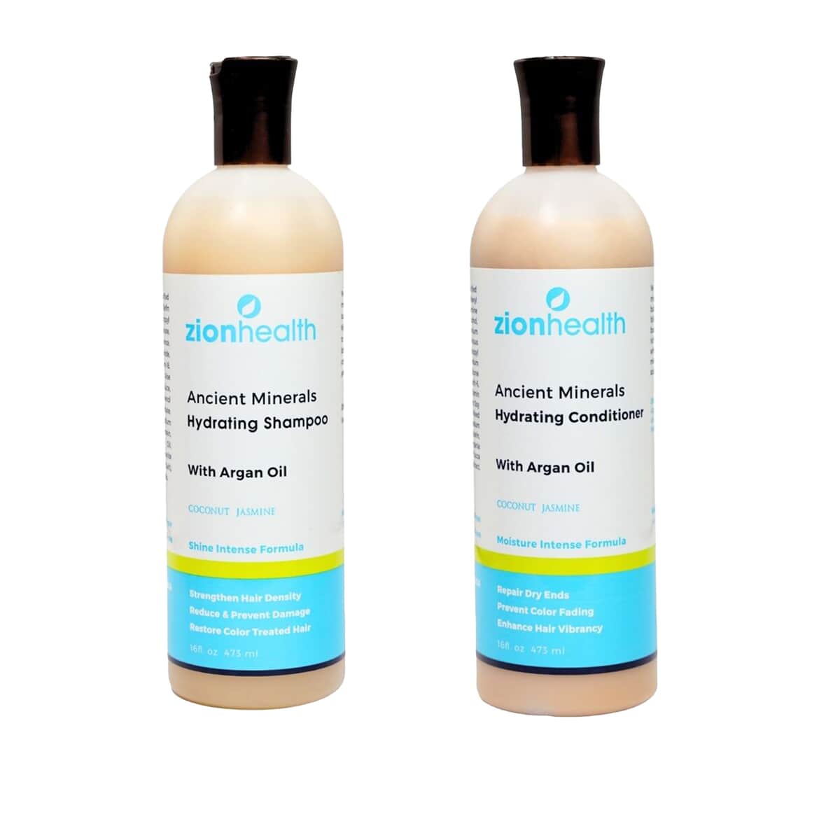 ZionHealth Original Shampoo & Conditioner Intense Shine and Moisture Set- Pear Blossom (16oz) image number 0
