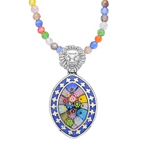 Multi Color Murano Style Jewelry Set