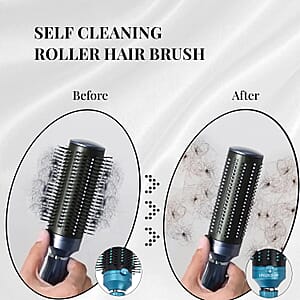 Set of 5 Portable Easy Clean Rotating Comb - Multi Color (9.85x2.76) (Del. In 10-12 Days)