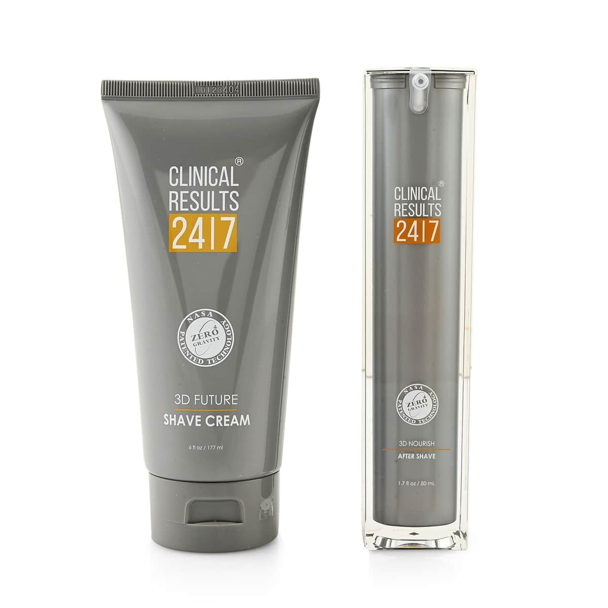 Clinical Results Men's Nasa Shave Cream 6oz and 3D Nourish After Shave 1.7oz image number 0