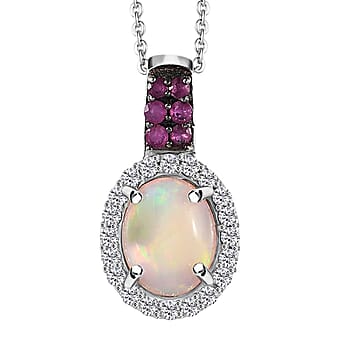 Ethiopian Welo Opal & Niassa Ruby - Product card gallery slide 1 (9432175673599)