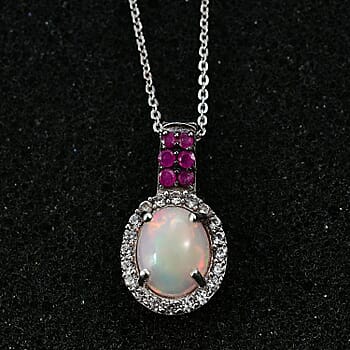 Ethiopian Welo Opal & Niassa Ruby - Product card gallery slide 3 (9432175673599)