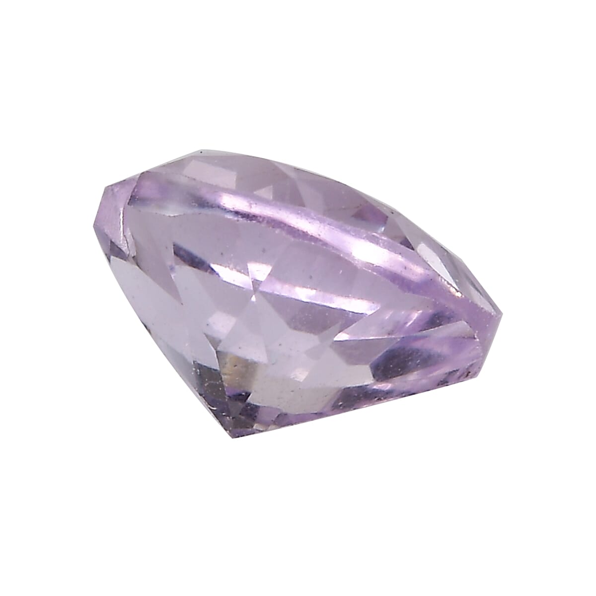 Rose De France Amethyst Set of 3 (Hrt 7 mm) 3.17 ctw Loose Gemstone