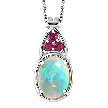 Ethiopian Welo Opal & Niassa Ruby - Product card gallery slide 1 (9432160207103)