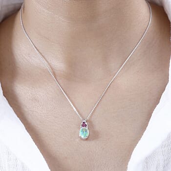 Ethiopian Welo Opal & Niassa Ruby - Product card gallery slide 3 (9432160207103)