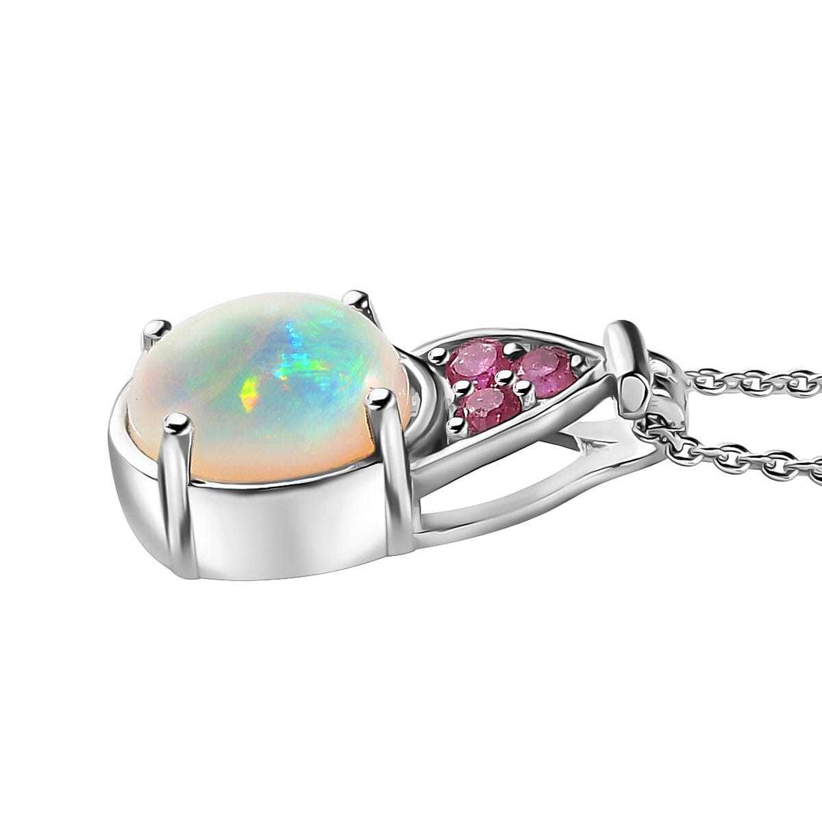 Ethiopian Welo Opal & Niassa Ruby