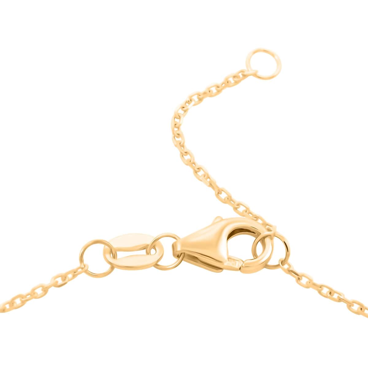 Italian Butterfly Bracelet in 10K Yellow Gold (7.00-8.00In) and Necklace 18-20 Inches 2.32 Grams image number 5