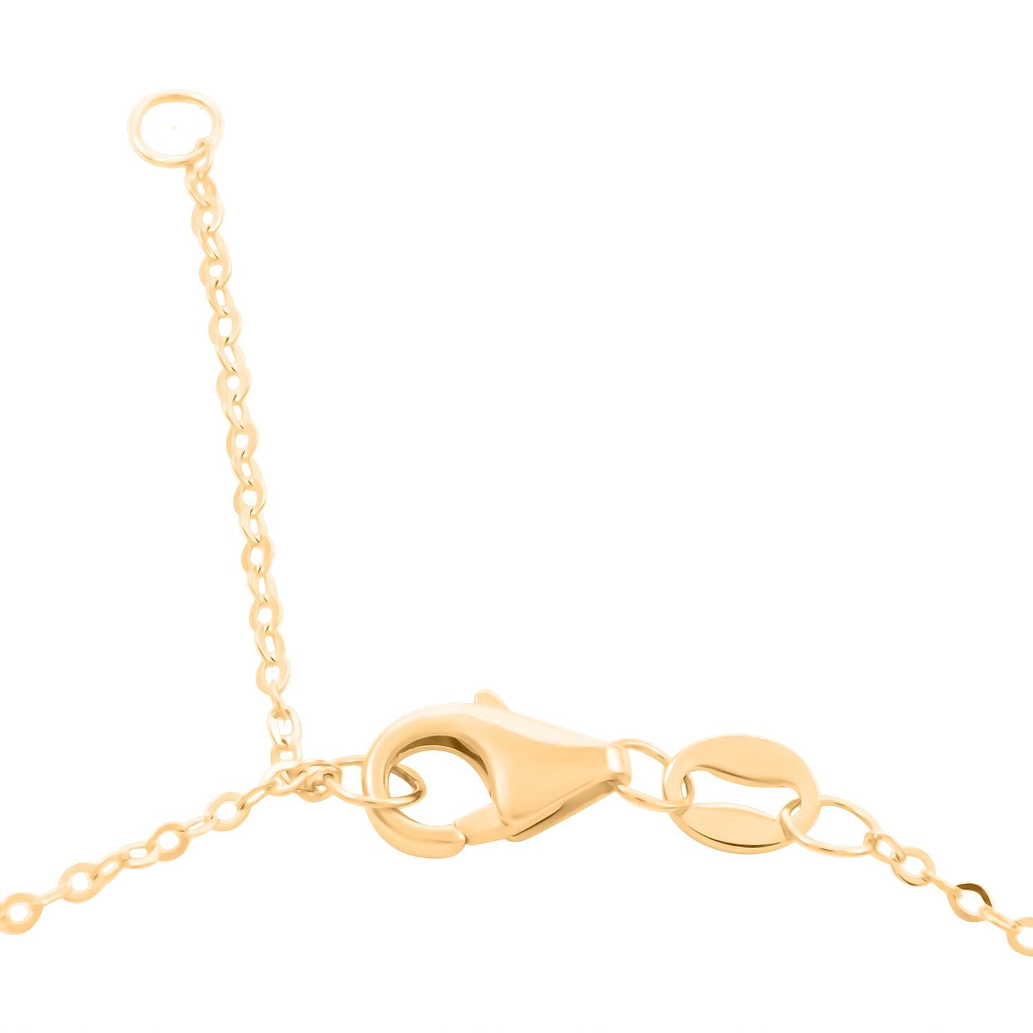 Italian Star Bracelet (7.00-8.00In) and Necklace 18-20 Inches in 10K Yellow Gold 1.80 Grams