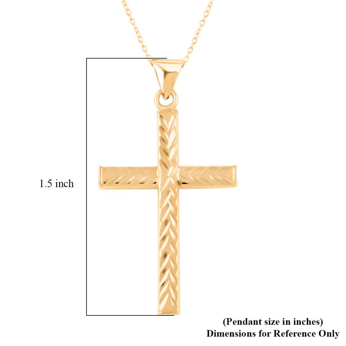 Cross Pendant Necklace Diamond-cut Sterling Silver, Pendant Only Cross Pendant Necklace Diamond-cut Sterling Silver, Pendant Only