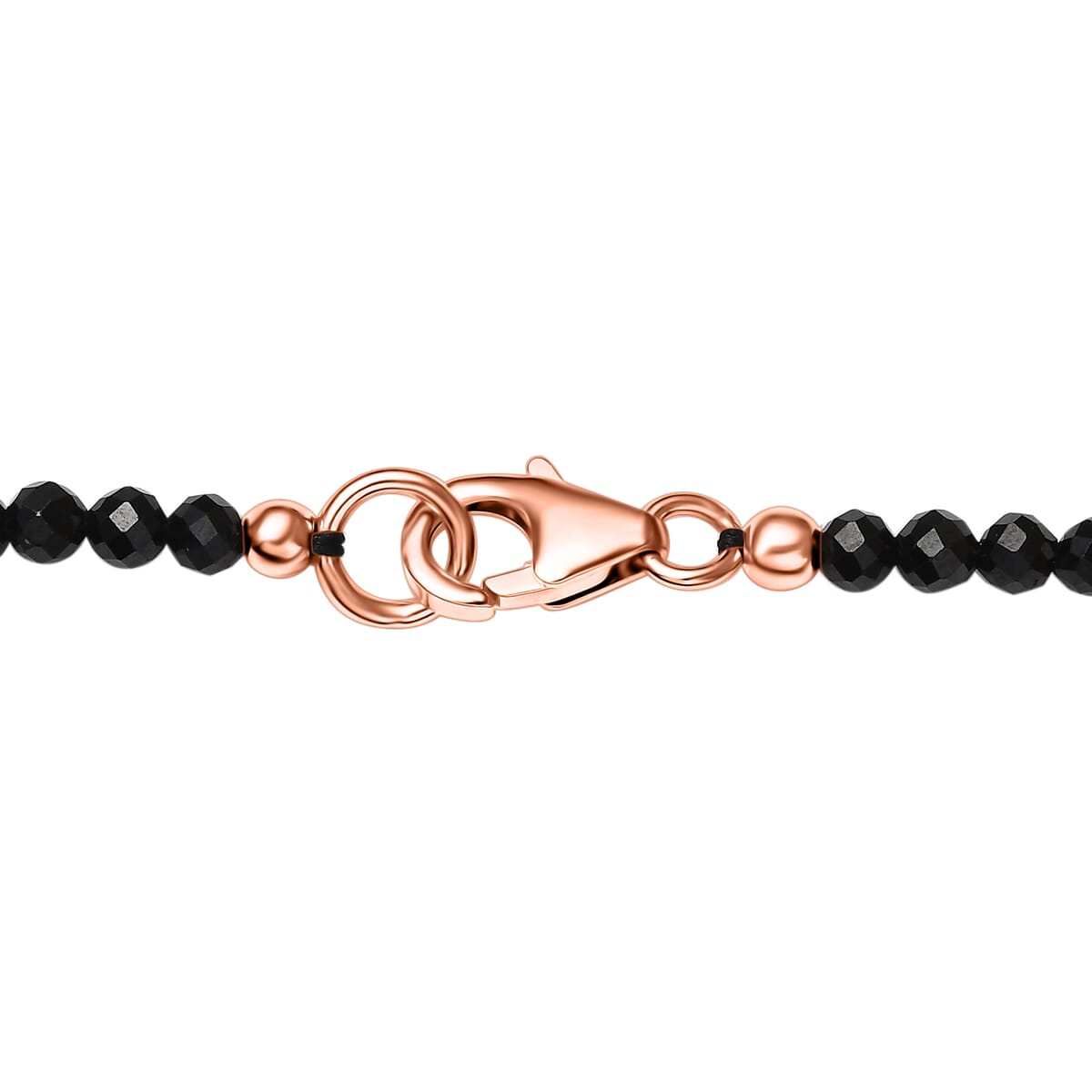 Montezuma Prasiolite and Multi Gemstone Pendant with Black Spinel 84.50 ctw Beaded Necklace in 14K Vermeil RG Over Sterling Silver 20 Inches image number 4