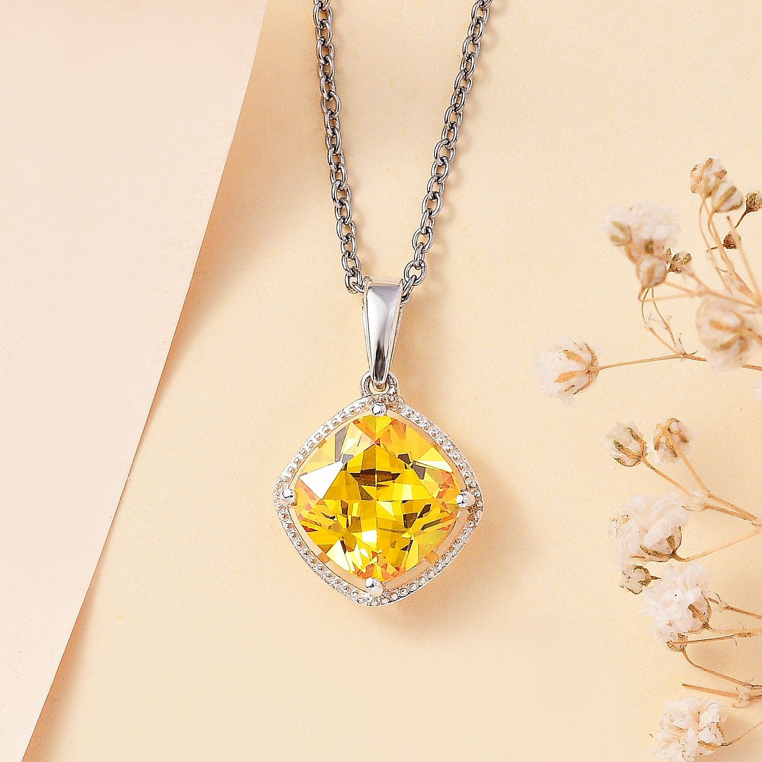 Simulated Yellow Diamond