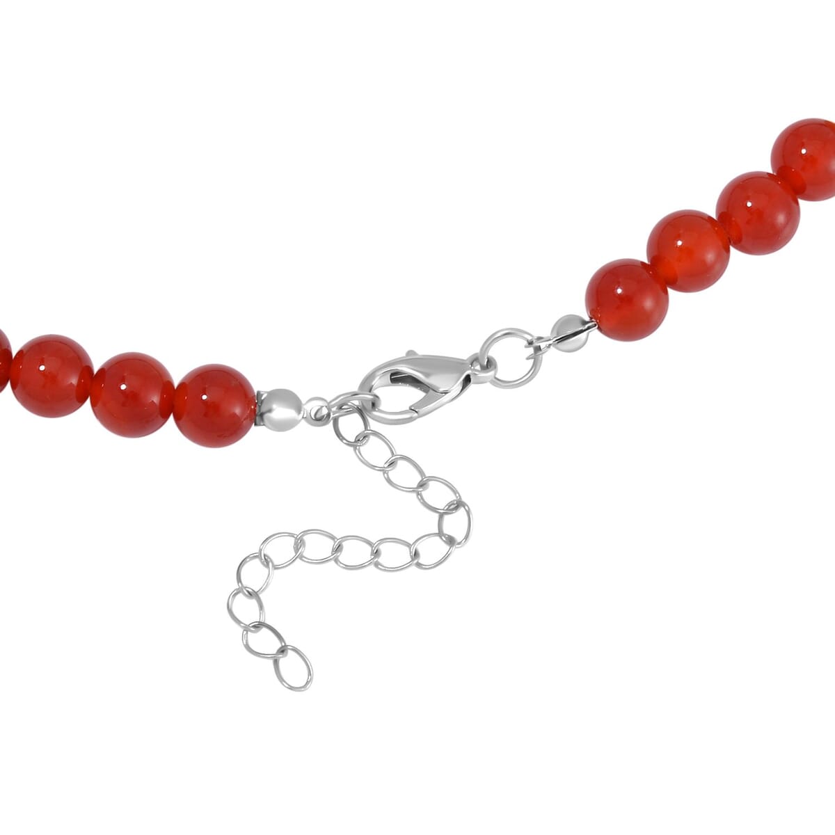 Multi Gemstone 325.00 ctw Beaded Seven Chakra Floral Necklace 18-20 Inches and Stretch Bracelet in Silvertone image number 4