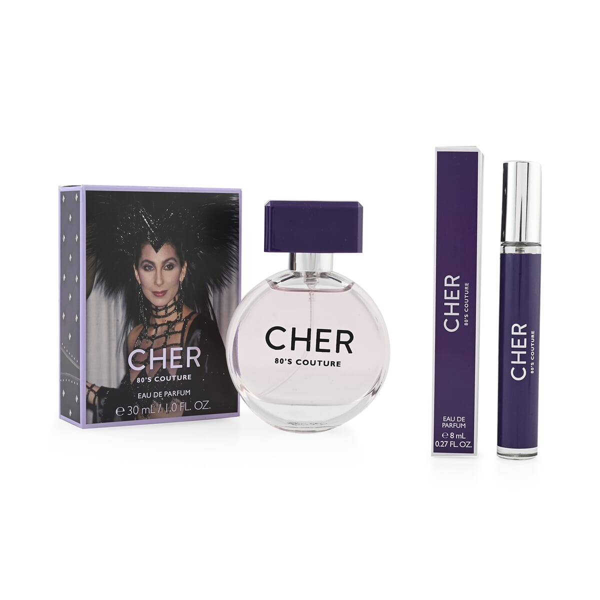 2pcs Set - Cher Decades 80's Eau De Parfum Spray 30ml and Eau De Parfum Mist Pen Spray 8ml image number 0