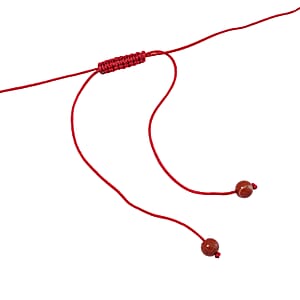 Red Glass, Simulated Diamond and Red Jasper 105.15 ctw Beaded Butterfly Necklace 17-22 Inches and Earrings in Goldtone