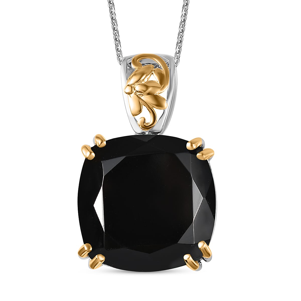 ★LOVE ME MONSTER★Black Onyx Necklace Designer fashion, Seoul-fully created | W Concept