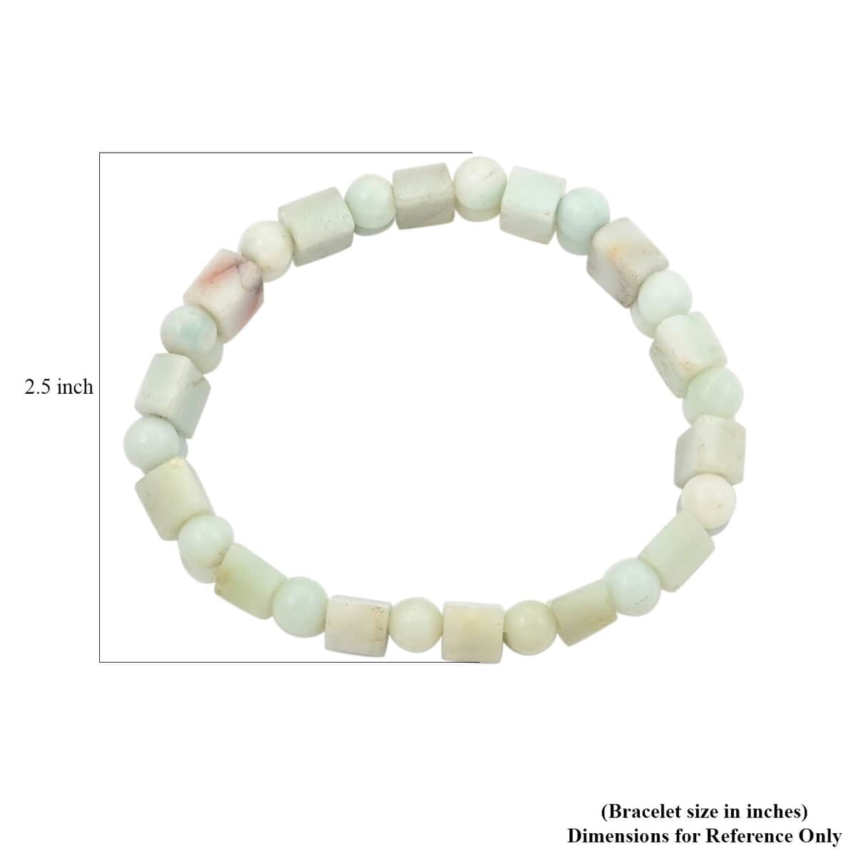 Set of 2 Amazonite and Cherry Quartz Beaded Stretch Bracelet 262.50 ctw image number 5