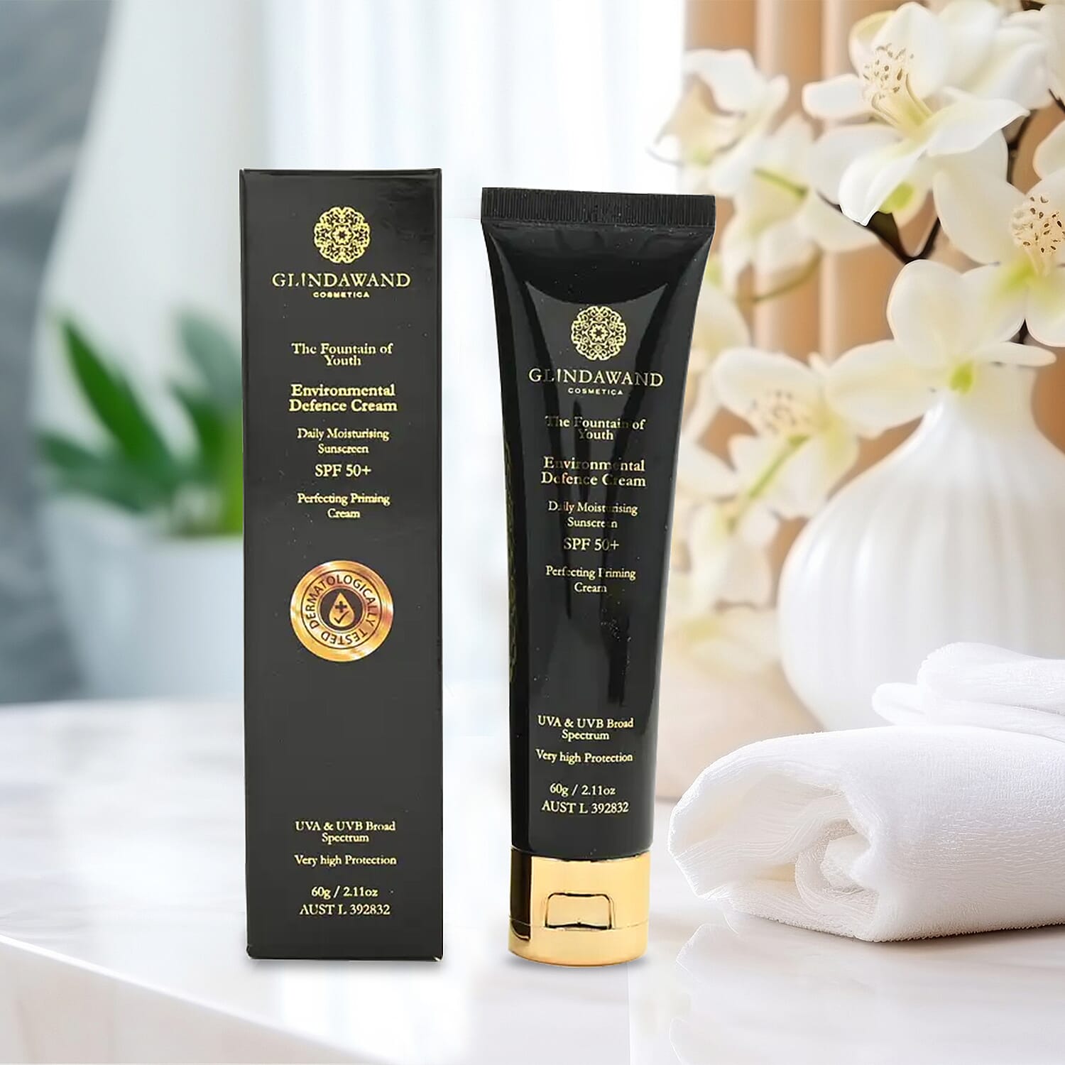 GlindaWand Fountain of Youth Environmental Defence Cream- Buy 2 Get 1 Free (2.11oz x3)