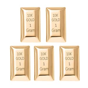 Doorbuster Set of 5 Bar 10K Yellow Gold 5 Grams