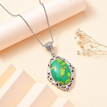 Mojave Green Turquoise - Product card gallery slide 2 (9432257986815)
