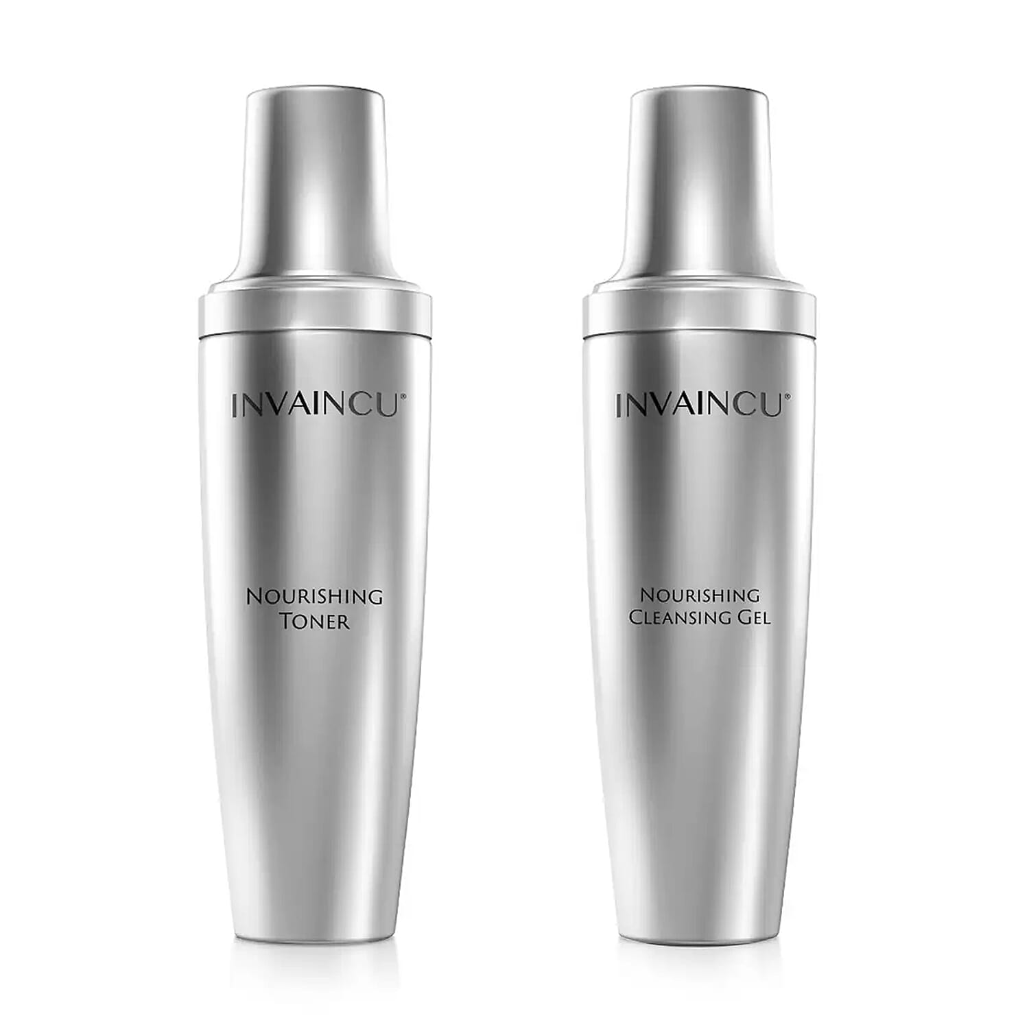 Invaincu Pure Glow Essentials Duo - Probiotic Nourishing Cleansing Gel 120ml and Purifying Toner 120ml