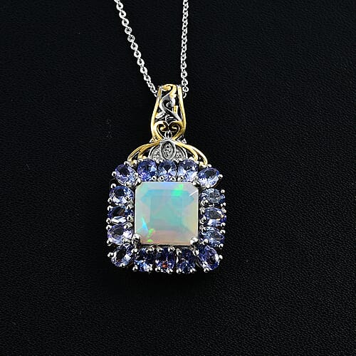 Ethiopian Welo Opal & Tanzanite - Product card gallery slide 3 (10176610763065)