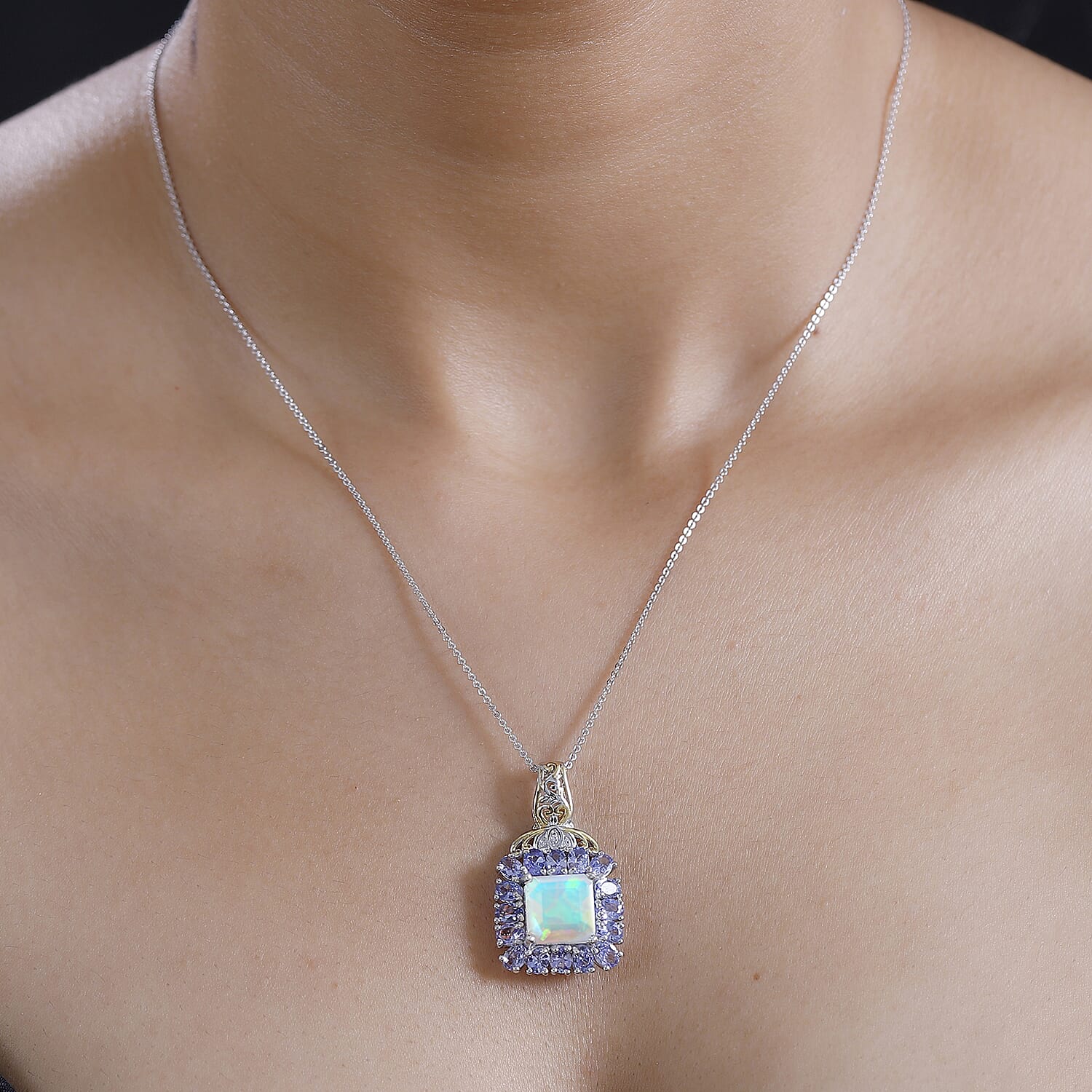 Ethiopian Welo Opal & Tanzanite - Product card gallery slide 4 (9432244650239)