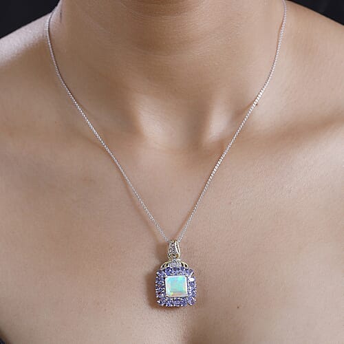 Ethiopian Welo Opal & Tanzanite - Product card gallery slide 4 (10176610763065)