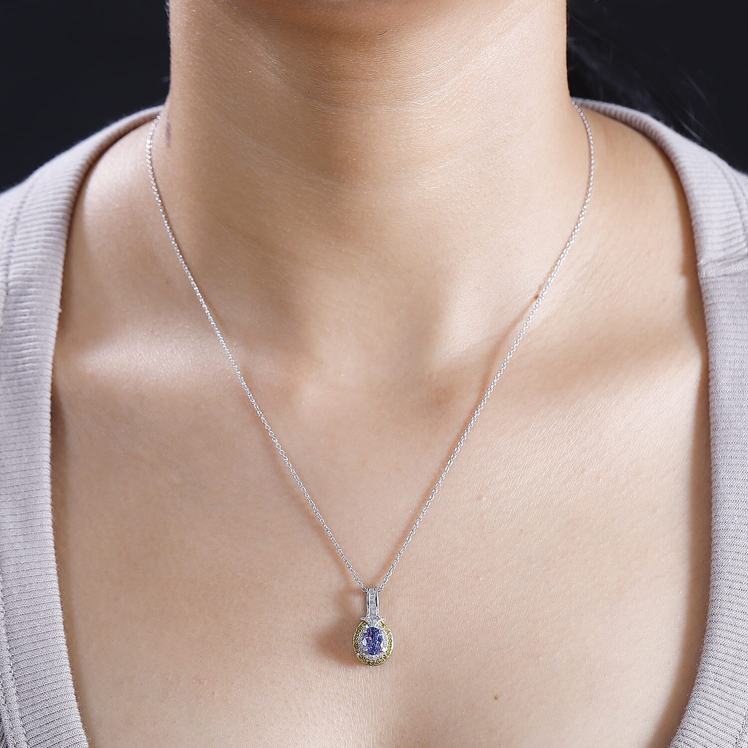 Tanzanite & Yellow Diamond