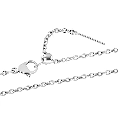Set of 5 Bible Pendant Necklace (24 Inches) in ION Plated YG and Steel
