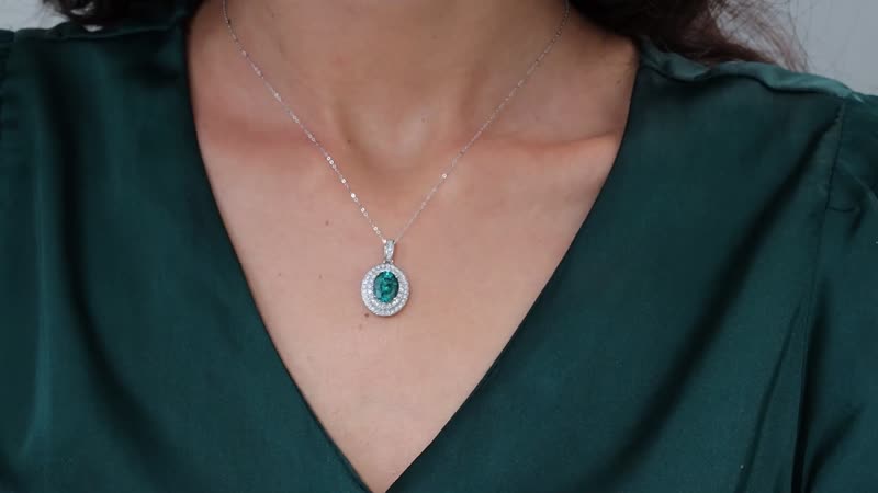 Certified & Appraised Rhapsody AAAA Lagoon Tourmaline and Diamond 3.60 ctw E-F VS Pendant Necklace in 950 Platinum 18 Inches 4.80 Grams