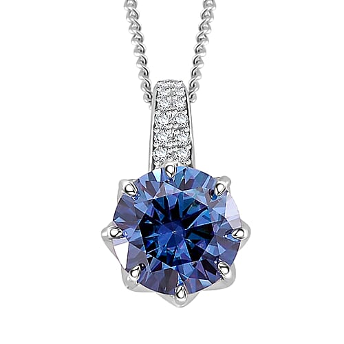 Blue Moissanite - Product card gallery slide 1 (10176614891833)