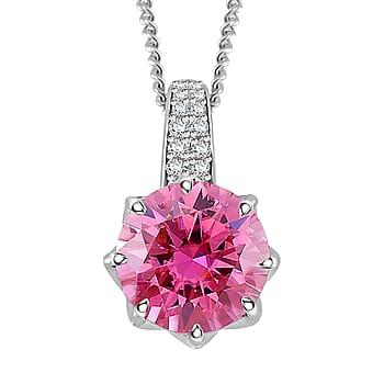 Pink Moissanite - Product card gallery slide 1 (9432303304959)