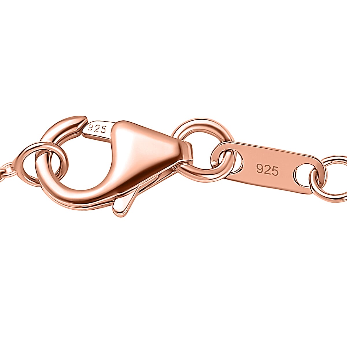 Martha Rocha Kunzite and Multi Gemstone 2.40 ctw Sparkling Love Pendant Necklace in 18K Vermeil Rose Gold Over Sterling Silver 20 Inches