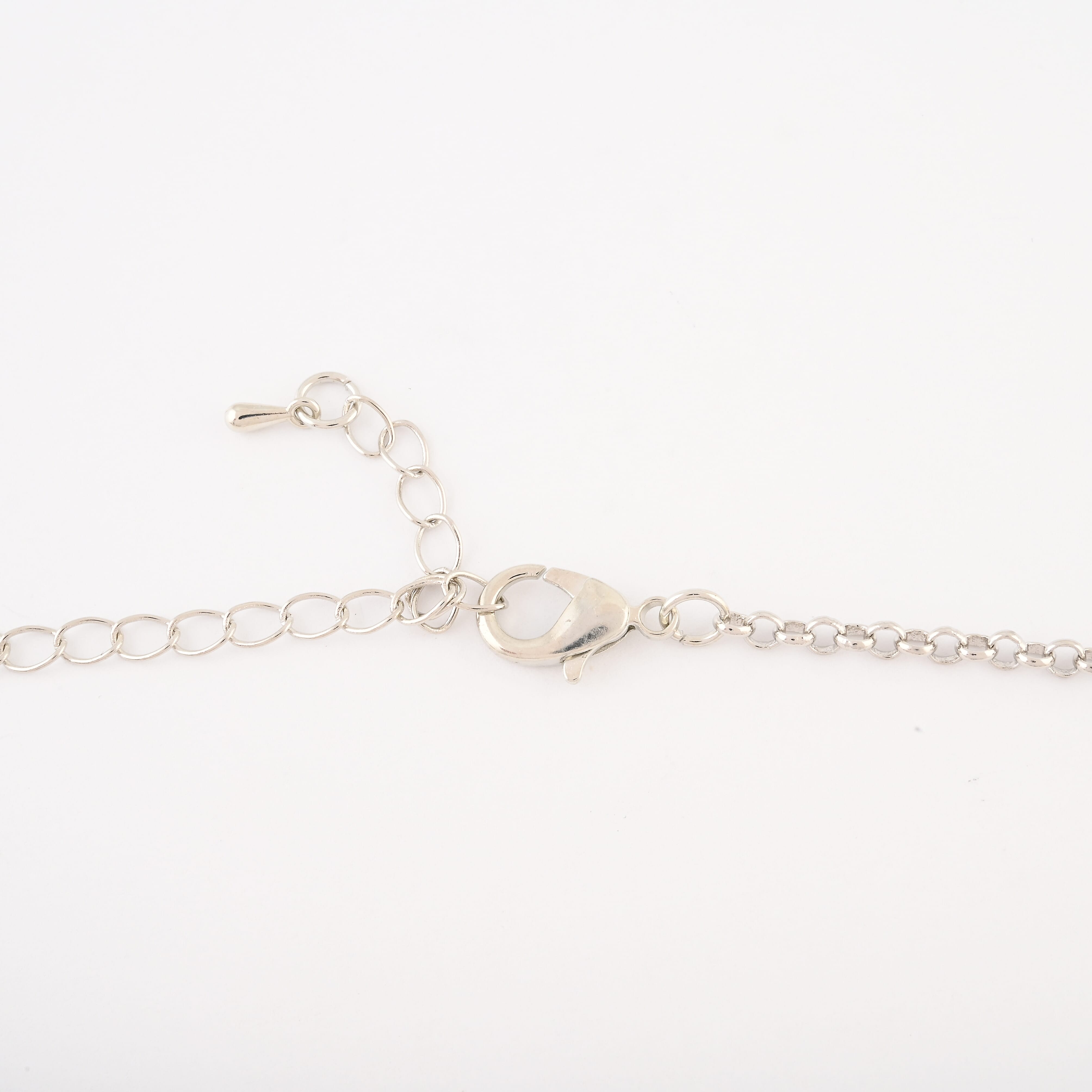 Set of 3, Frewsh Water Pearl and Simulated Diamond 18.75 ctw Necklace and Bracelet (8.00In) and Earrings in Silvertone 18 Inches