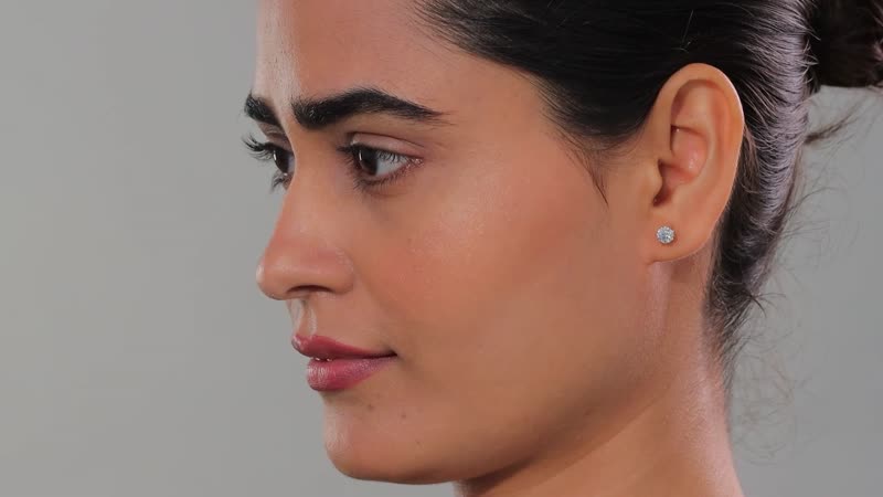 Moissanite Earrings, Solitaire Ring (Size 5.0), Pendant in Rhodium Over Sterling Silver with Stainless Steel Necklace (20 Inches) 2.35 ctw
