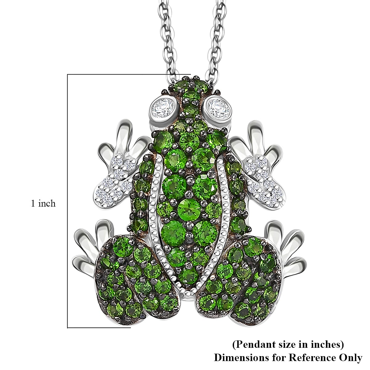 Buy GP Trionfo Collection Chrome Diopside and White Zircon