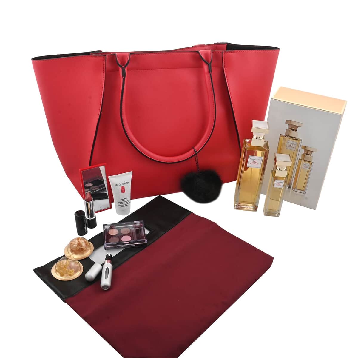 Doorbuster Elizabeth Arden 12pc Gift Set (5th Avenue Parfum, Skincare & Cosmetic Bag, and Tote Bag) image number 0